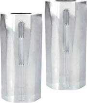 Performance Machine Fork Slider Covers - Chrome