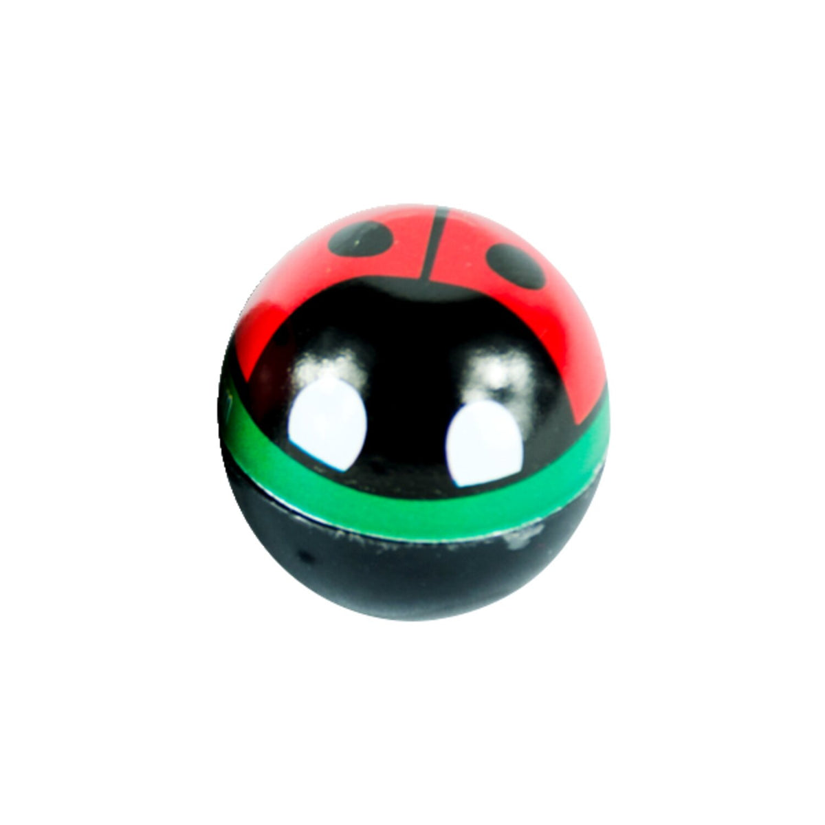 Trik Topz Lady bug valve caps - Red