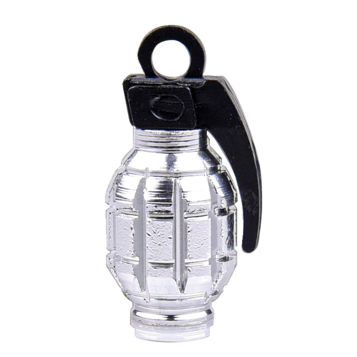 Trik Topz Hand Grenade license plate mounts - Chrome