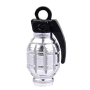 Trik Topz Hand Grenade license plate mounts - Chrome
