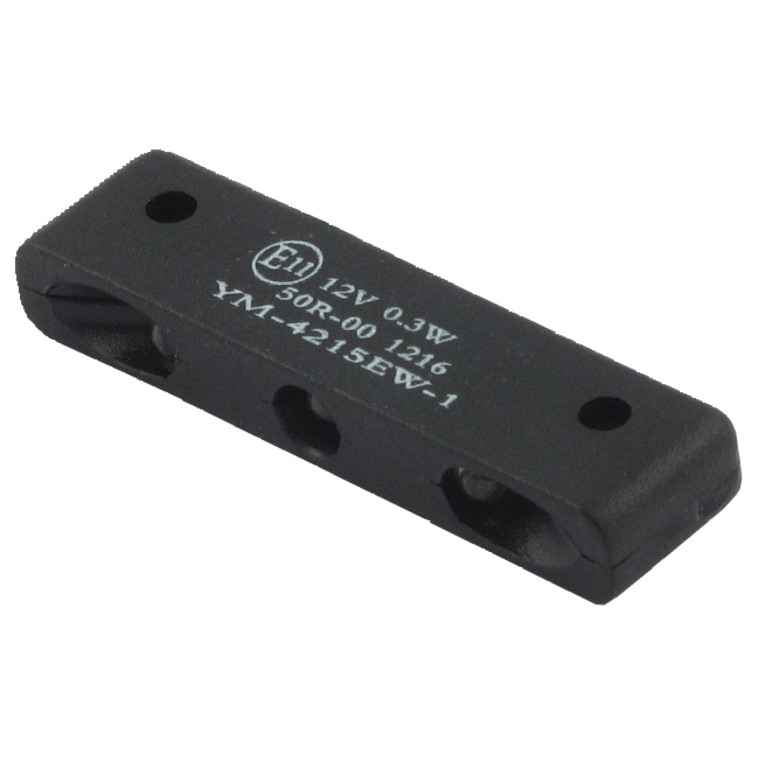 MCS Micro LED license plate light black