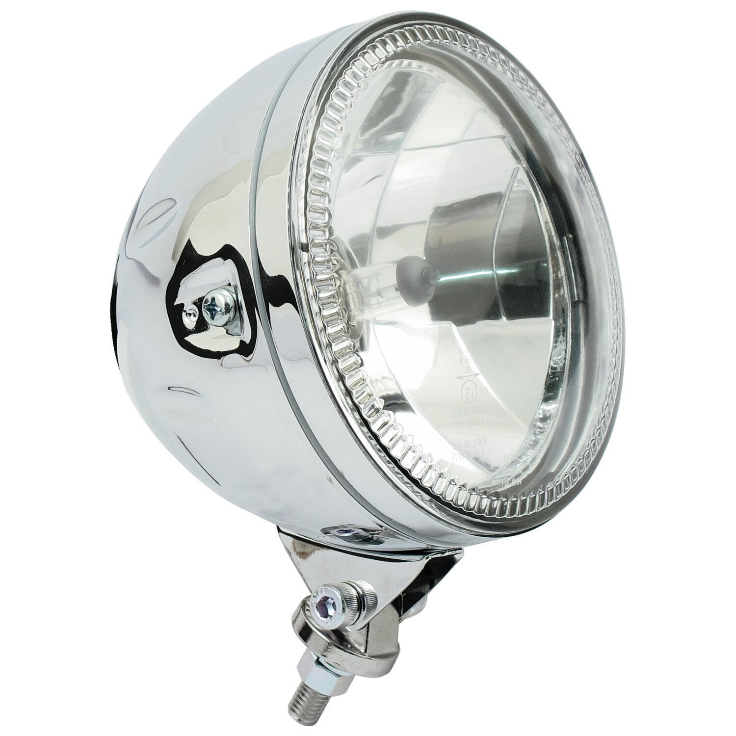 MCS Skyline 5-3/4" H4 headlamp - bottom mount - Chrome