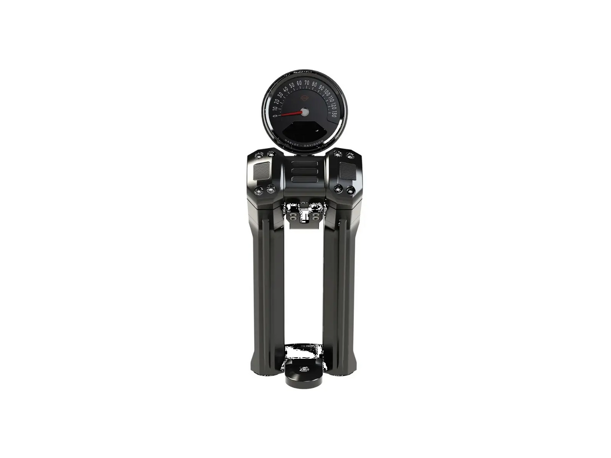 Rick's Motorcycles Clubstyle Pullback Riser Kit Round Speedo
