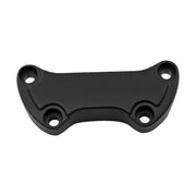 MCS Handlebar clamp Low Scalloped with skirt - Black