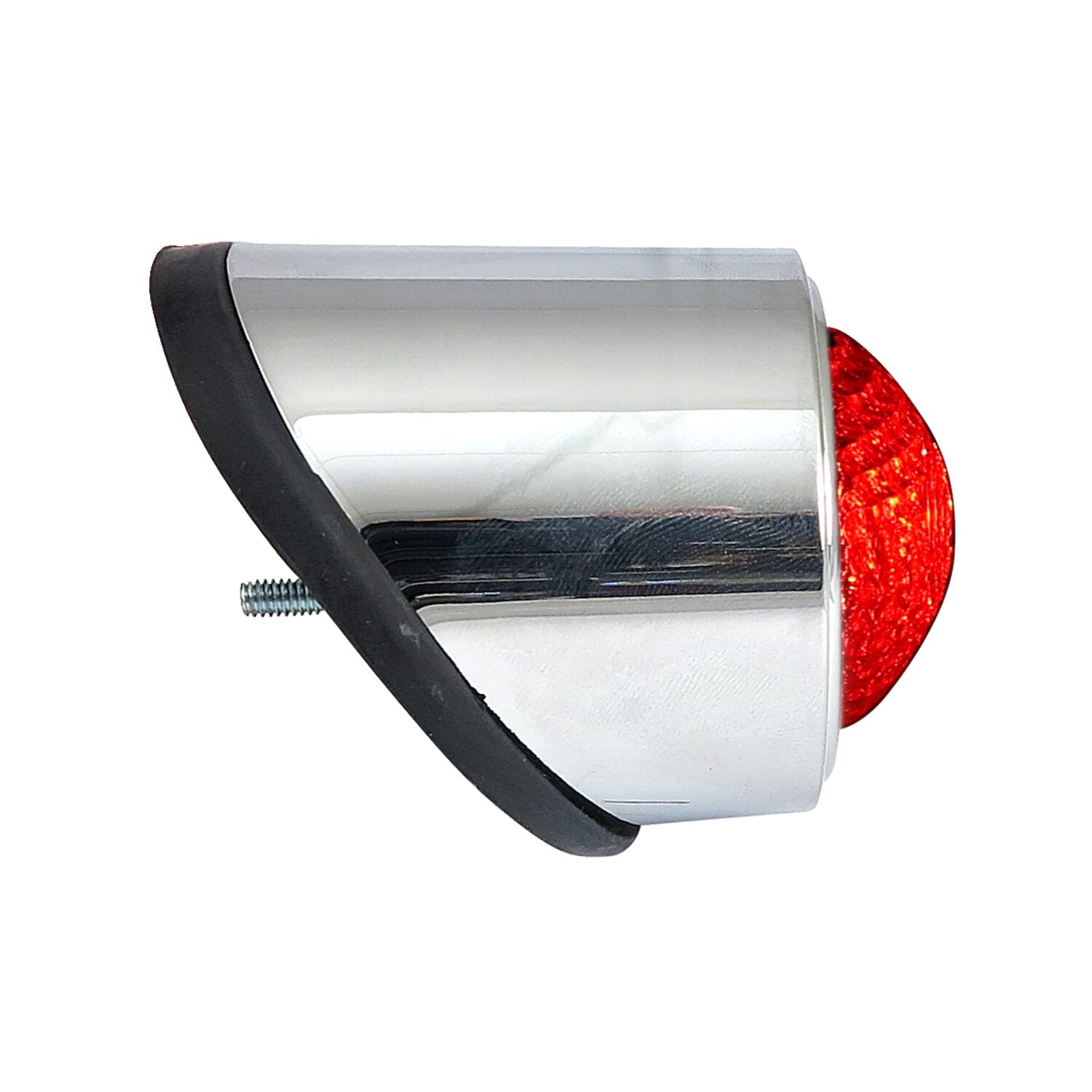 MCS Old school LED taillight type 1 - Chrome - Clear lens
