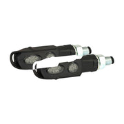MCS Cluster LED turn signals - Black - Smoke lens