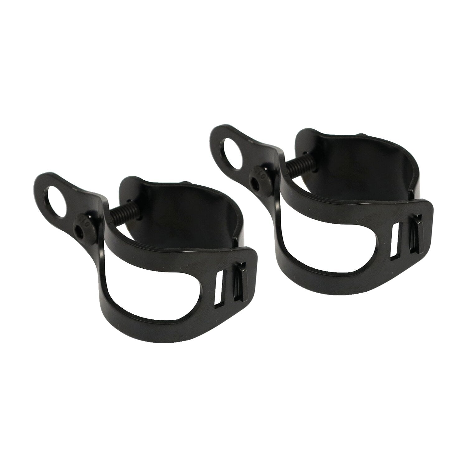 MCS Roper turn signal fork mount kit - 30-45mm - Black
