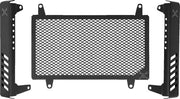 Burly Brand Slash Cut Radiator Guard - Black Aluminum