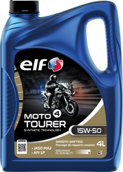 ELF Moto 4 Tourer Motorcycle Oil 15W-50 4 Liter