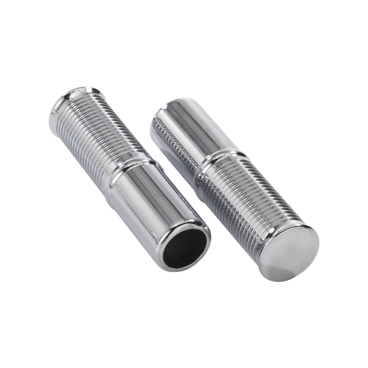 Kustom Tech FL handlebar grip set - Int - throttle chrome