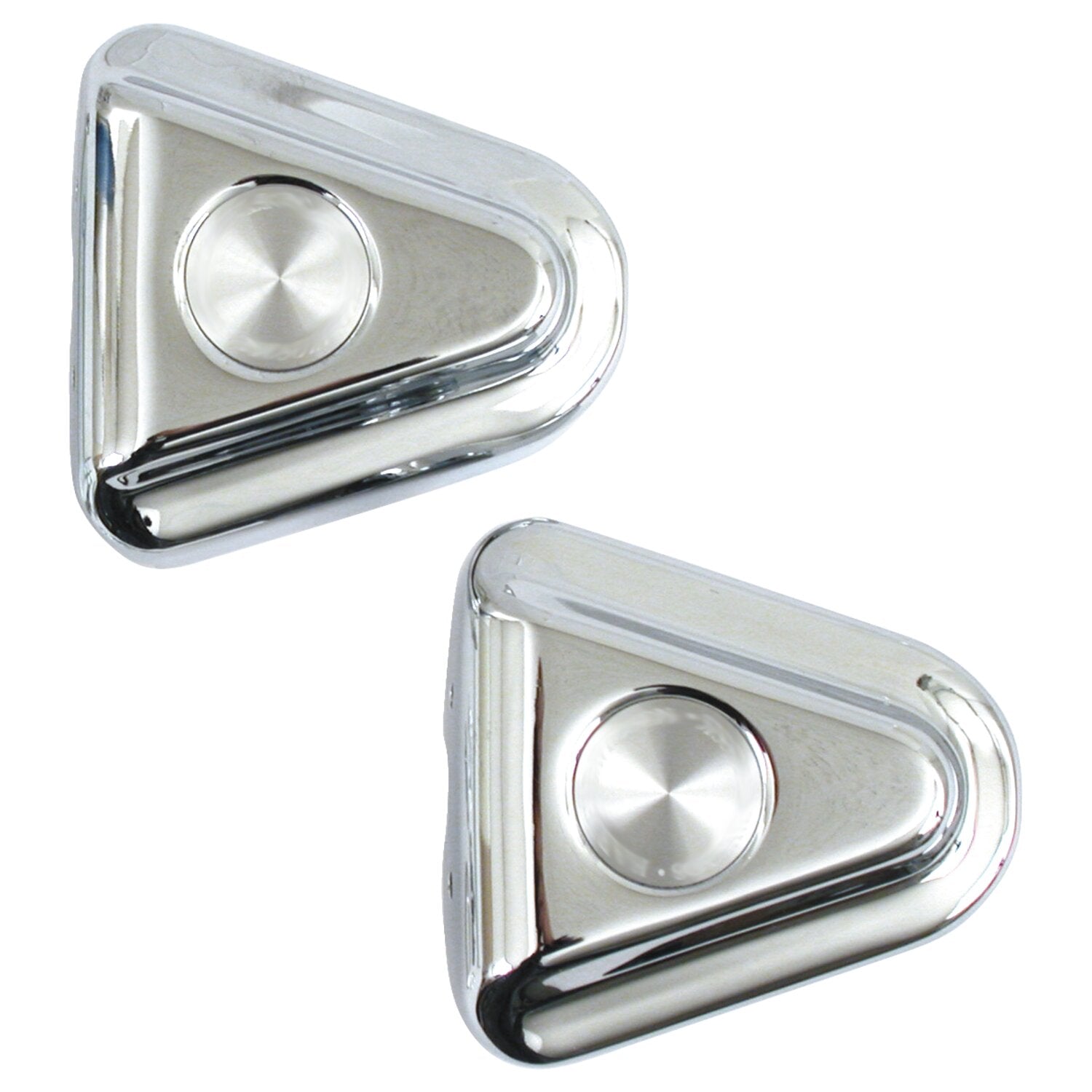 MCS Swingarm axle covers - Chrome