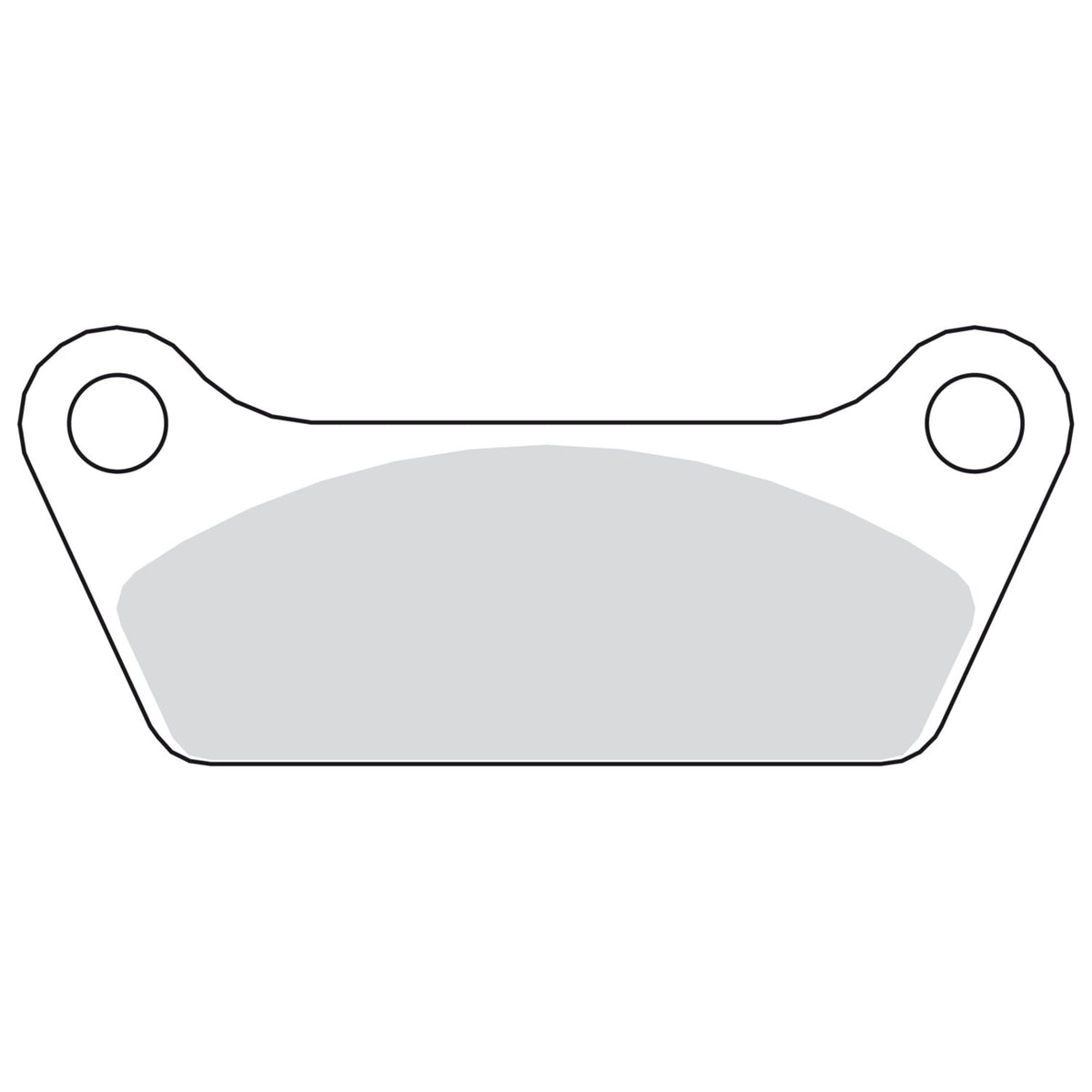 EBC brake pad set - Organic