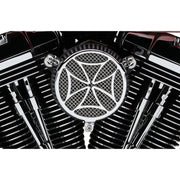 Cobra naked air cleaner kit - Cross chrome