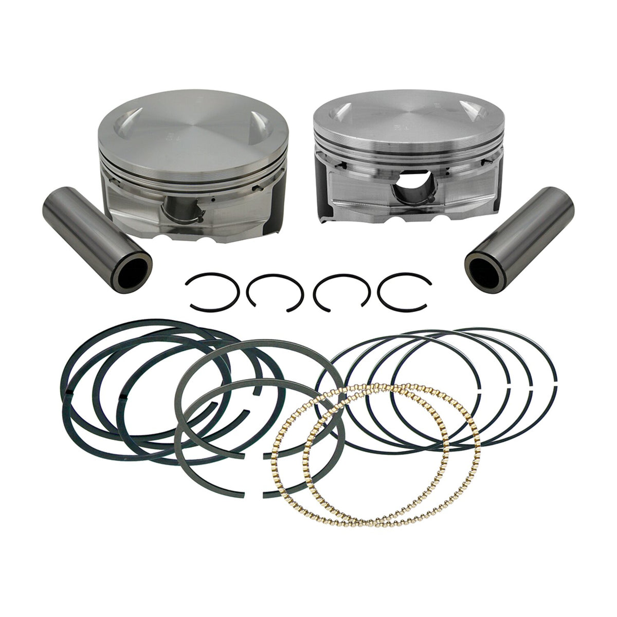 S&S 111" 4-1/8" bore forged piston kit - +.020"