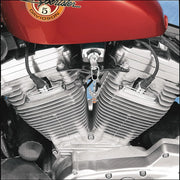 Drag Specialties Chrome Head Bolt/spark Plug Cover