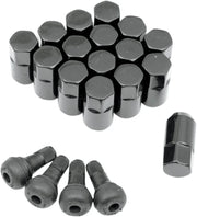Moose Offroad Lug Nuts 3/8"-24 Black 16 Pack Polaris Sportsman