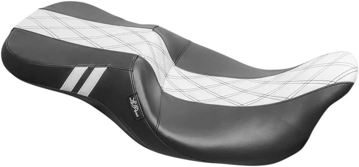 2-Up Le Pera Outcast Gt Seat - Premium Vinyl Comfort - For Harley Davidson