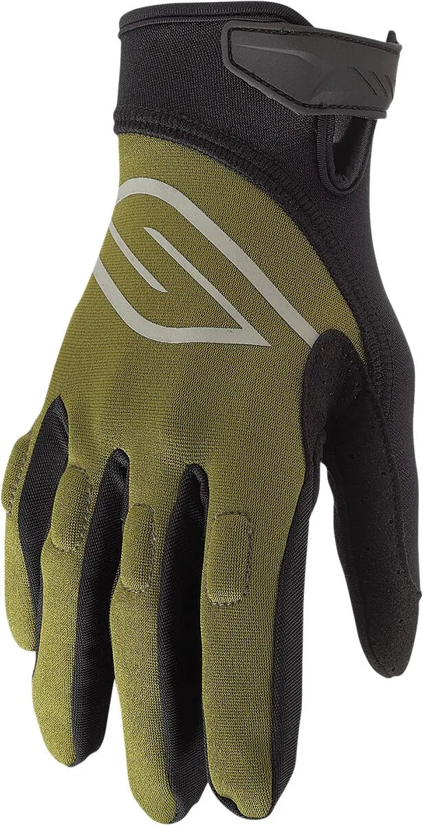 Slippery Circuit Gloves Olive/Black