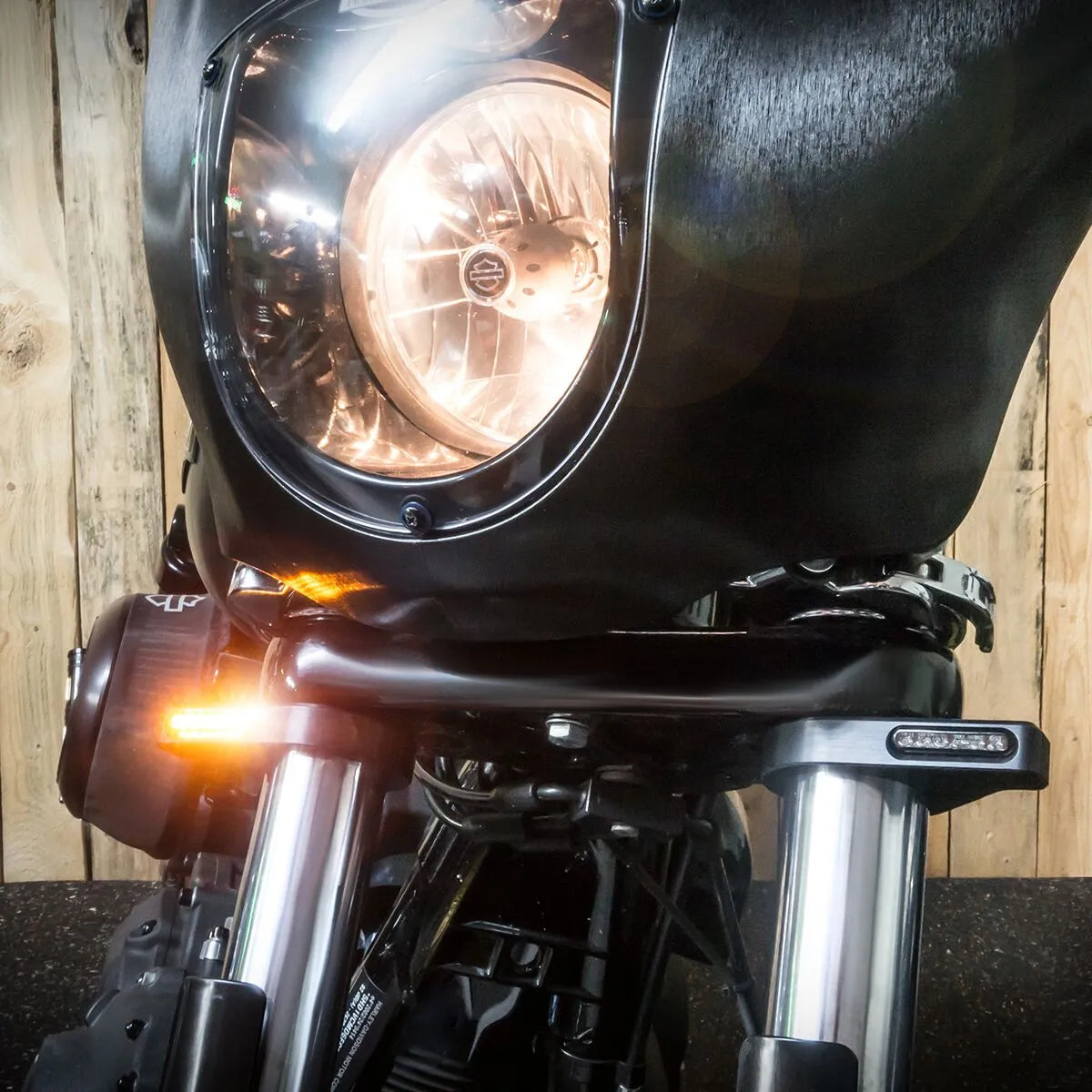 Heinz Bikes Classic Turn Signals - E-Marked - Black - 2 stk - HBZCC-49