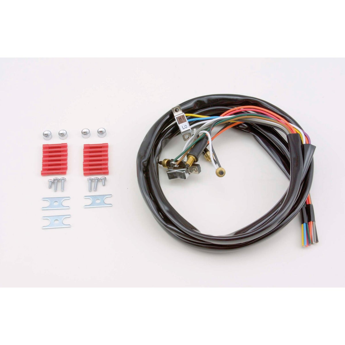 MCS Handlebar wire & switch kit - Chrome switches