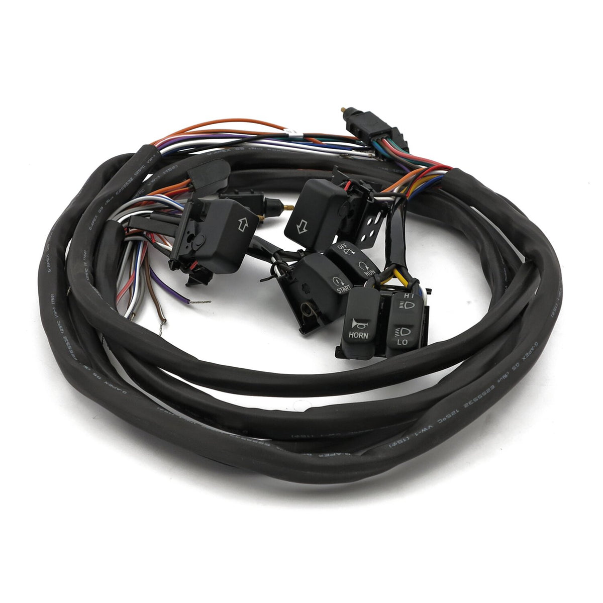 MCS Handlebar switch & wiring kit - Radio/Cruise - Black