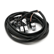 MCS Handlebar switch & wiring kit - Standard - Chrome
