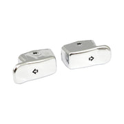 MCS Turn signal switch extender cap set - Chrome
