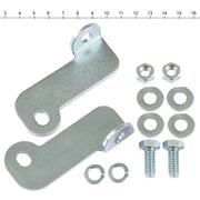 MCS Air cleaner adapters only for adapter bracket - Chrome