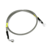 MCS by Goodridge brake line front stainless clear coated
