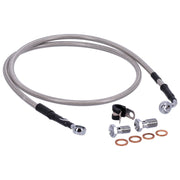 MCS by Goodridge brake line front stainless clear coated