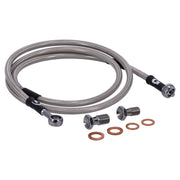 MCS by Goodridge brake line front stainless clear coated