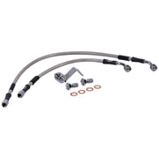 MCS by Goodridge brake line rear stainless clear coated