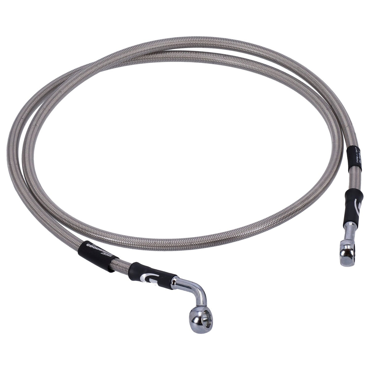 MCS by Goodridge brake line front stainless clear coated