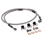 MCS by Goodridge brake line front stainless clear coated