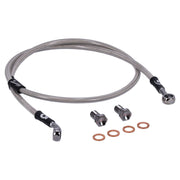 MCS by Goodridge brake line front stainless clear coated