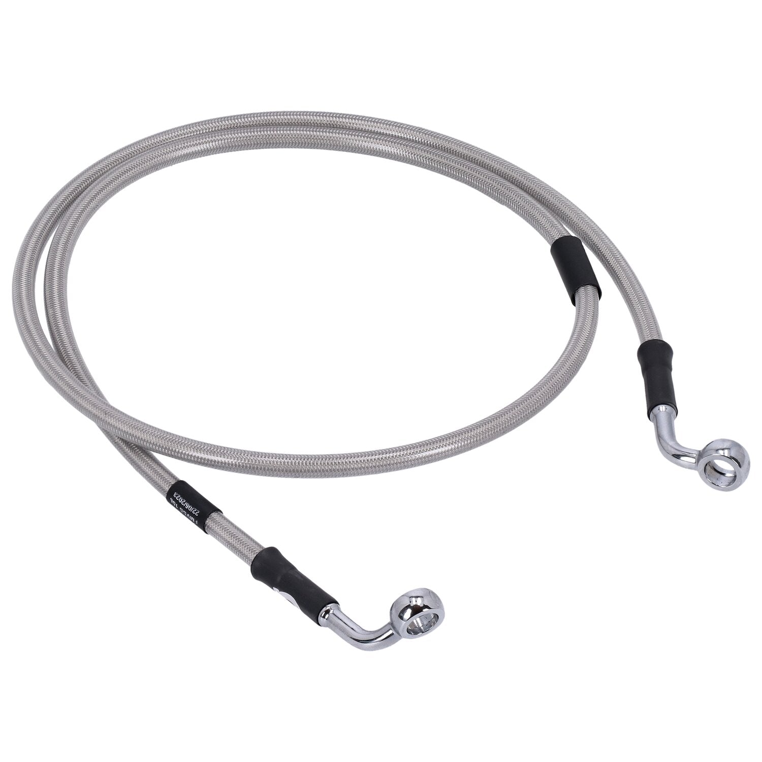 MCS by Goodridge brake line front stainless clear coated