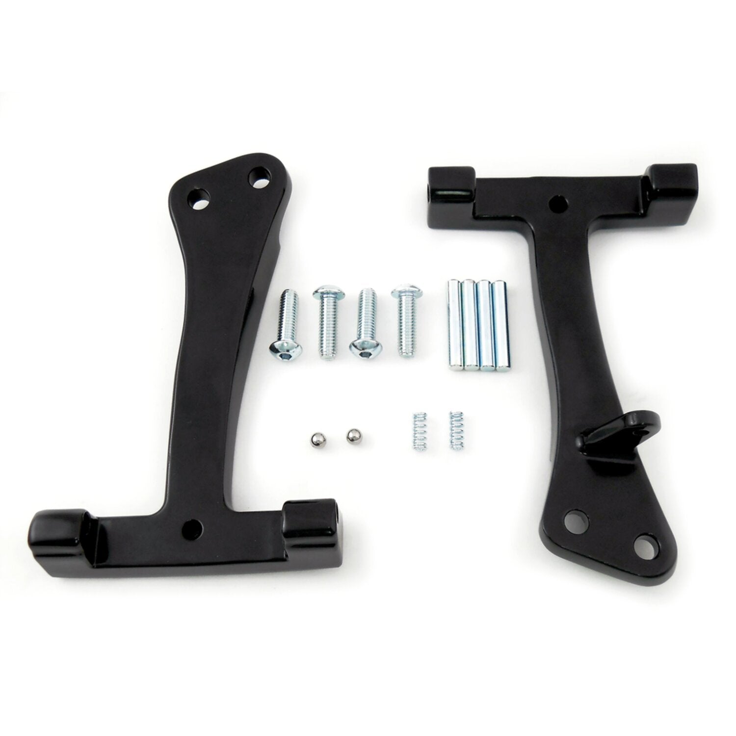 MCS Dyna passenger floorboard mount brackets - Black