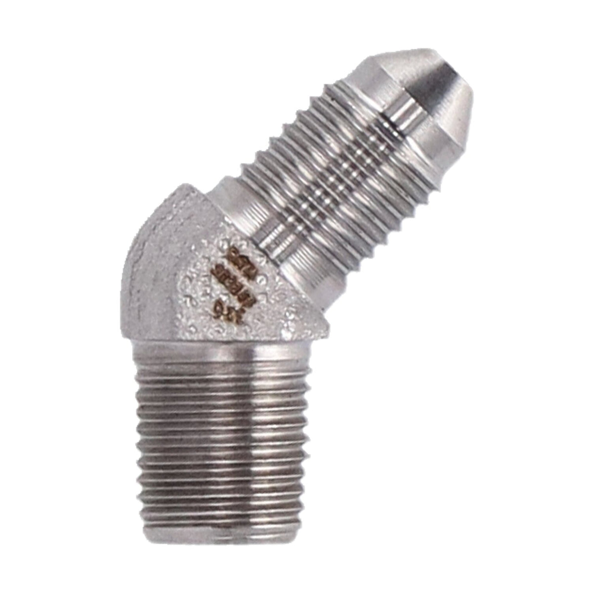 Goodridge adapter fitting 45 degree - ss