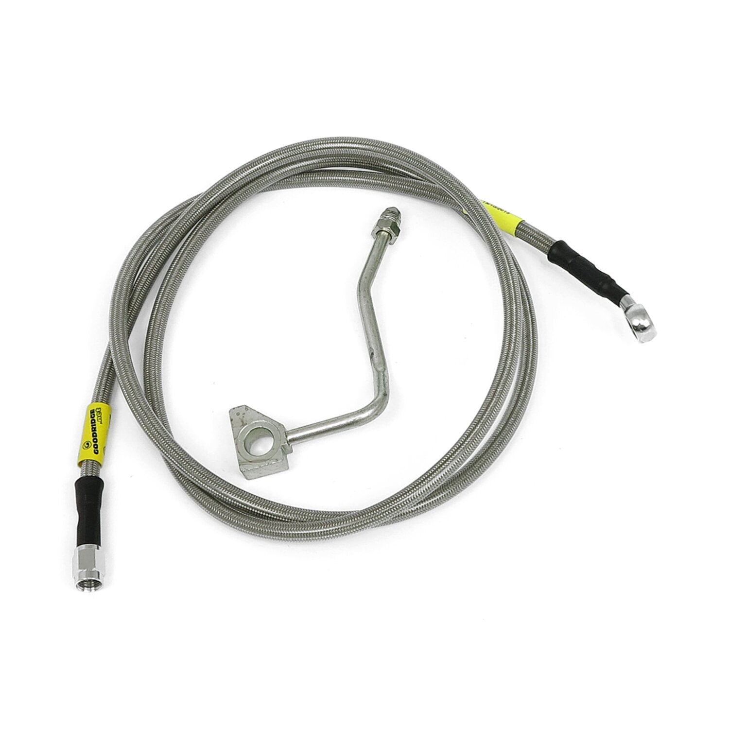 Goodridge MCS by Goodridge brake line front stainless clear coated