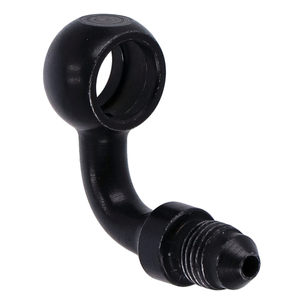 Goodridge Banjo fitting black 7/16" 90 degrees 11mm