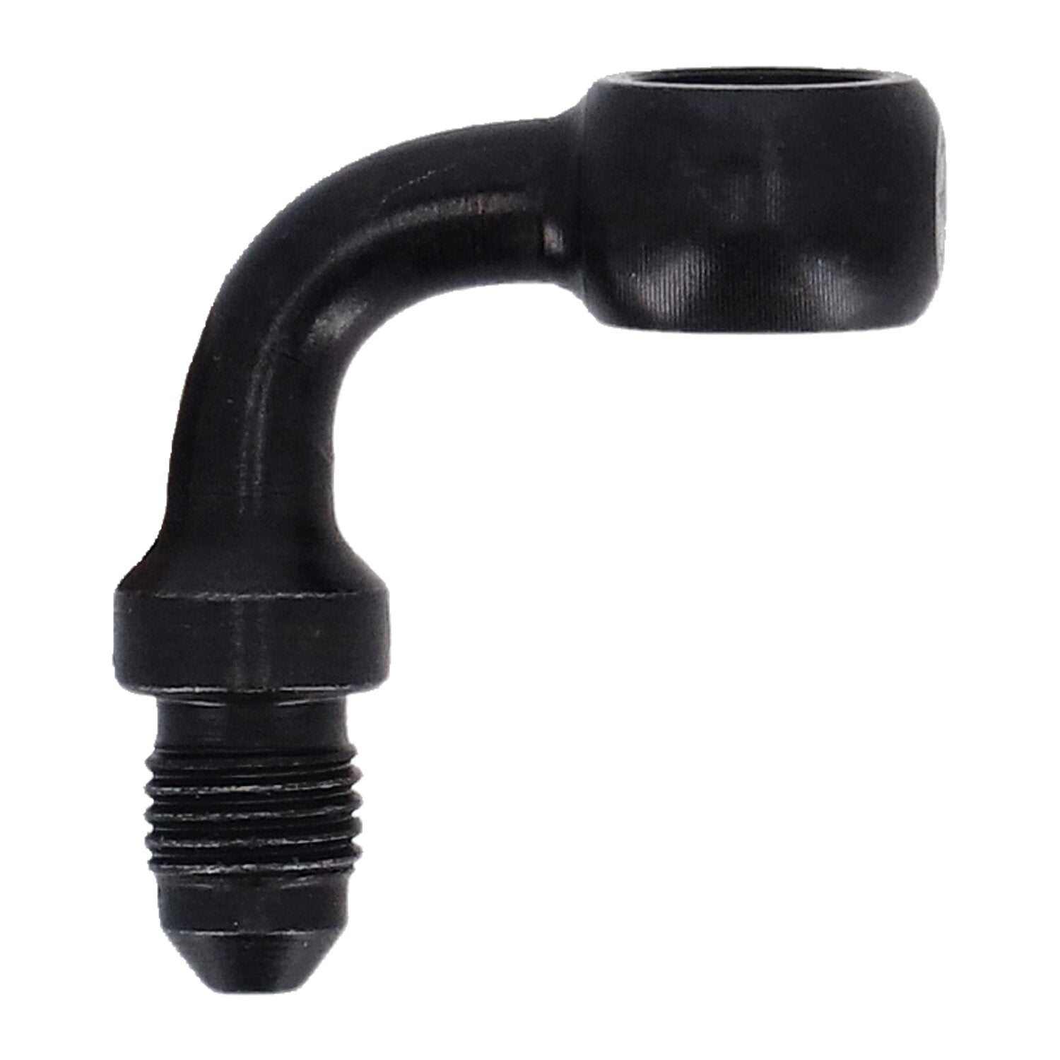 Goodridge Banjo fitting black 3/8" 90 degrees 10mm