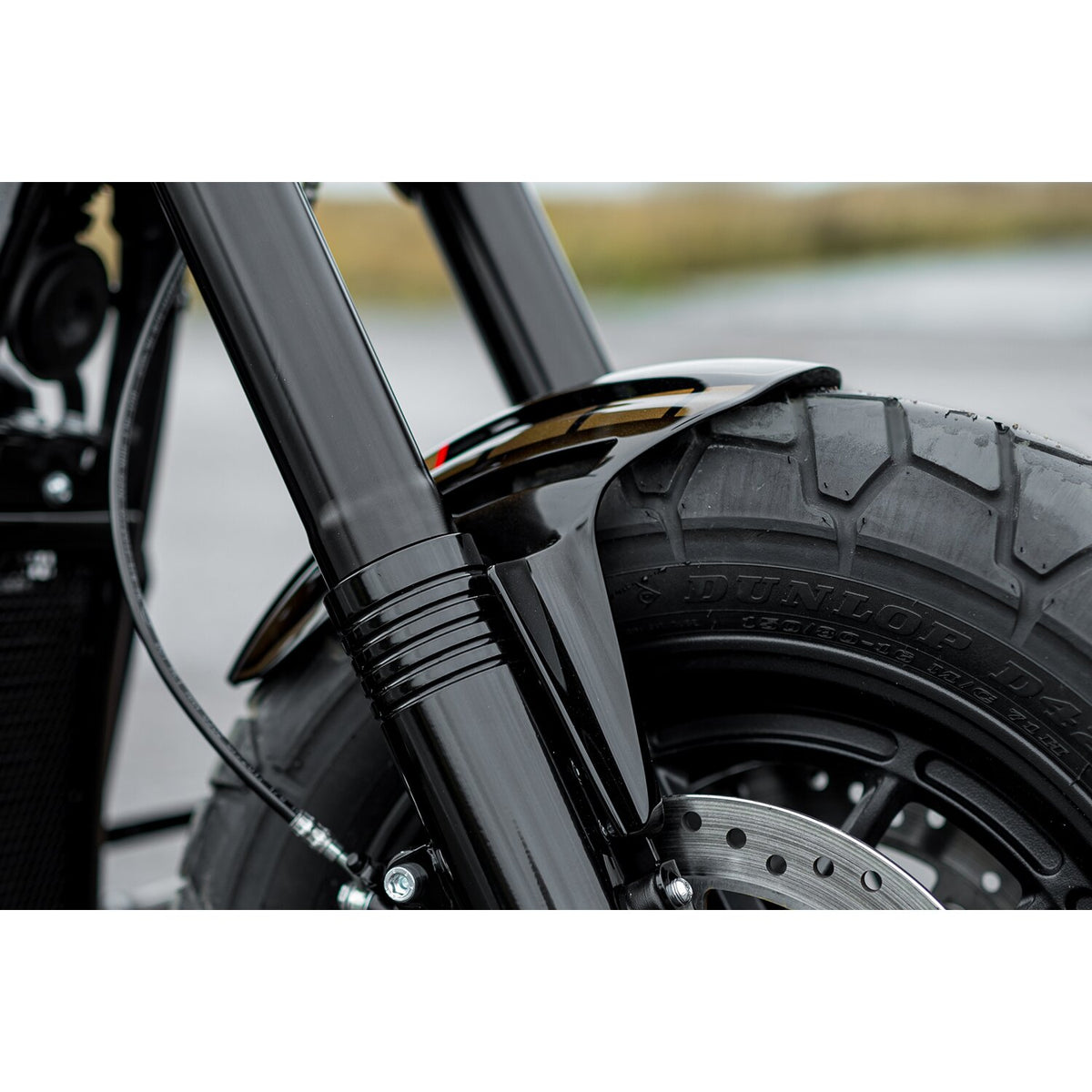 Killer Custom 'Aggressor' front fender - Black