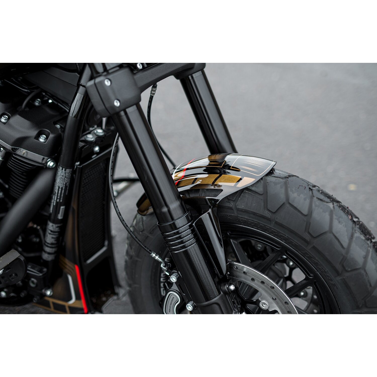 Killer Custom lower fork covers - Gloss black