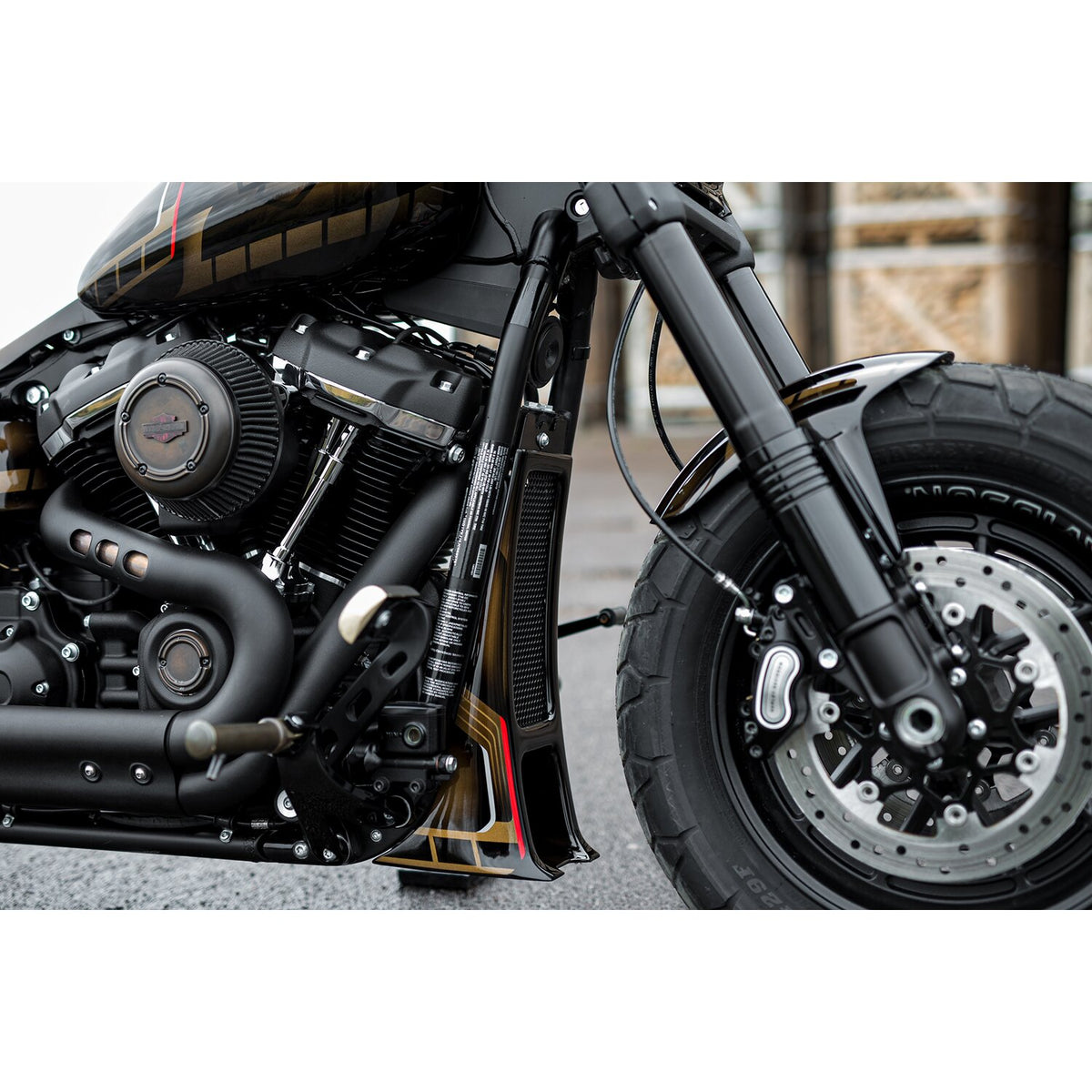 Killer Custom lower fork covers - Gloss black