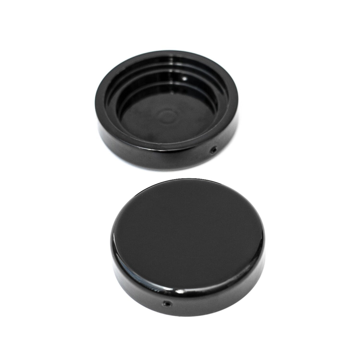 Killer Custom fork tube cap bolt covers - Gloss black
