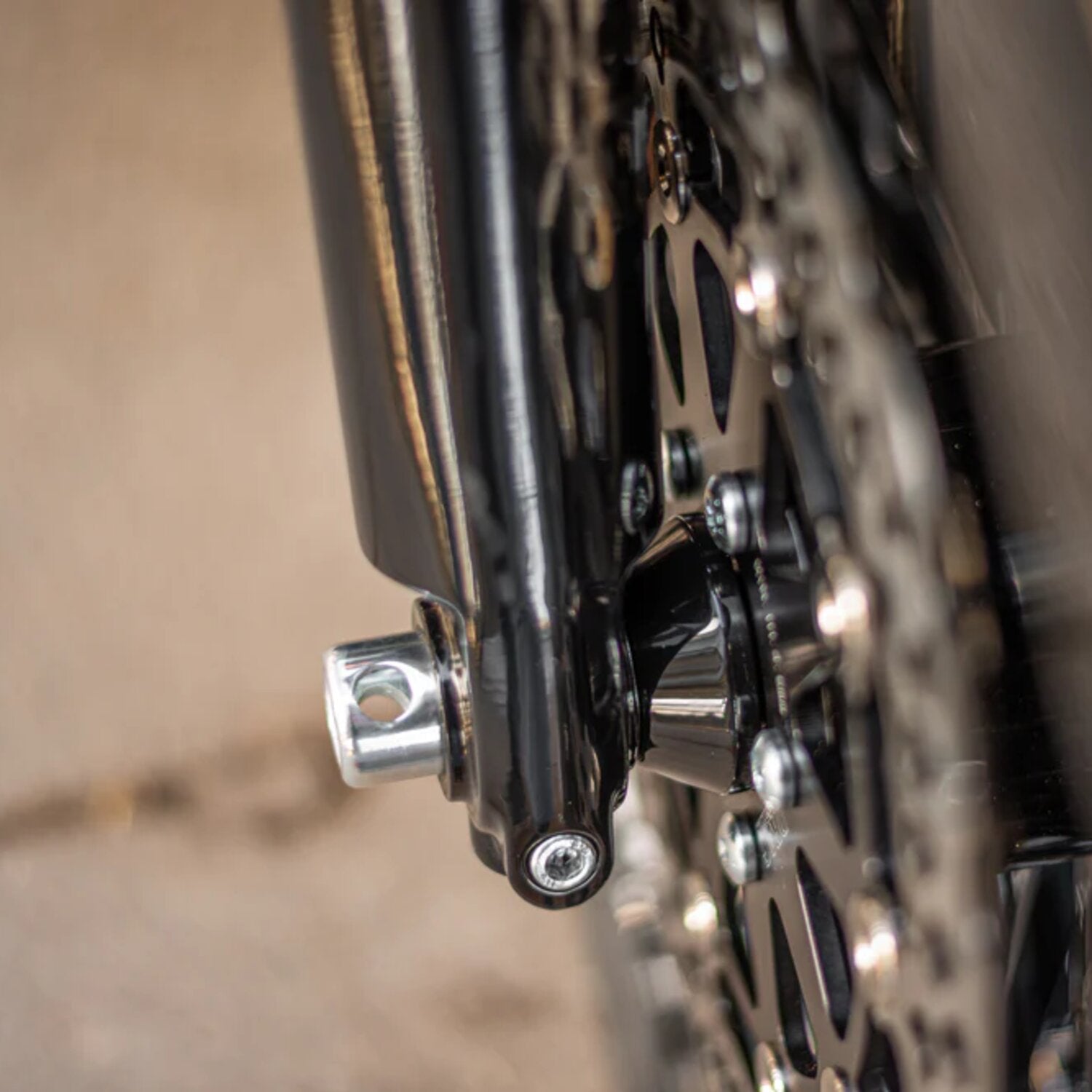 Killer Custom front wheel ABS spacer right front - Black