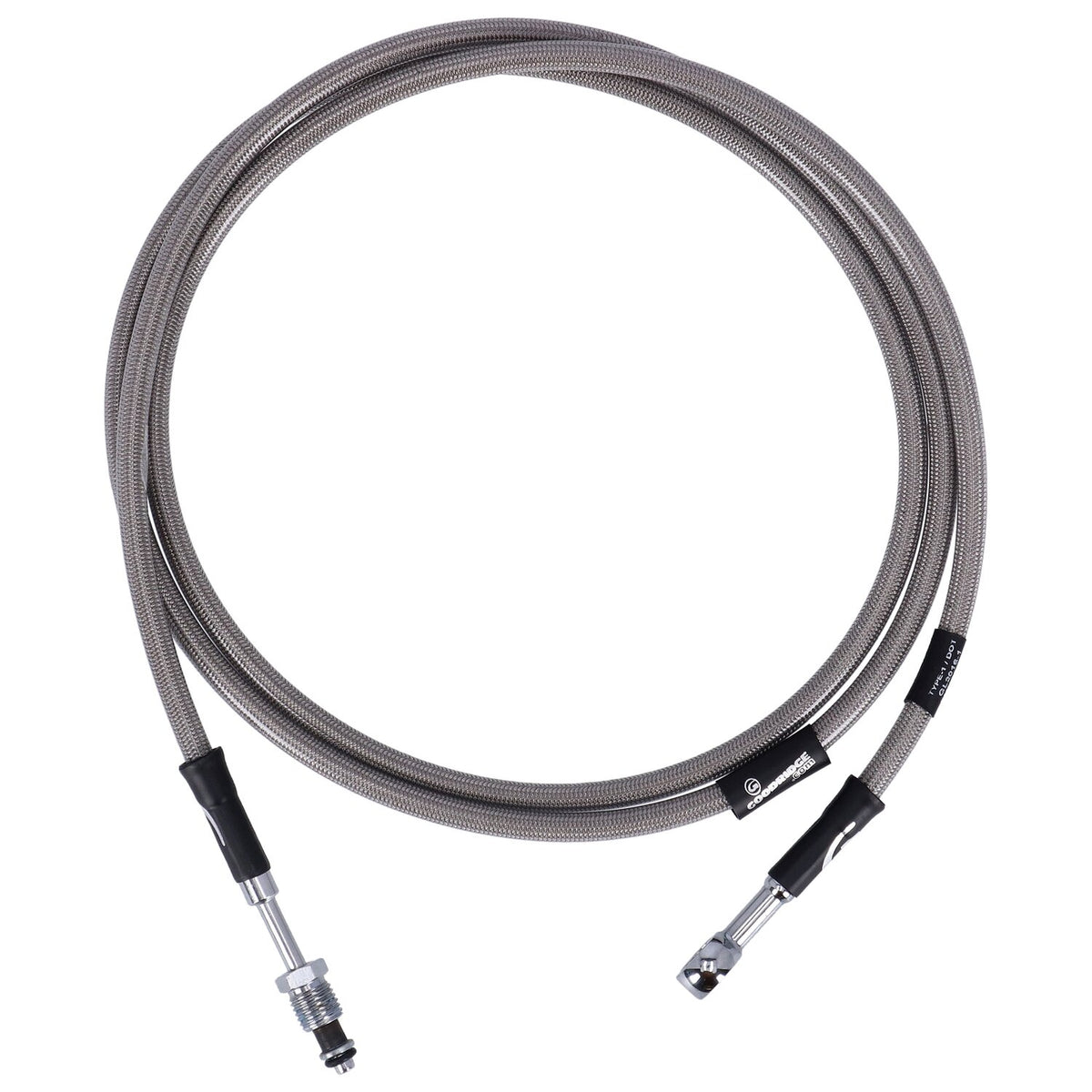 Goodridge hydraulic clutch line kit 68" clear coated