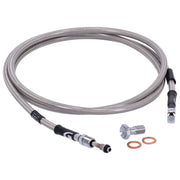 Goodridge hydraulic clutch line kit 70" clear coated