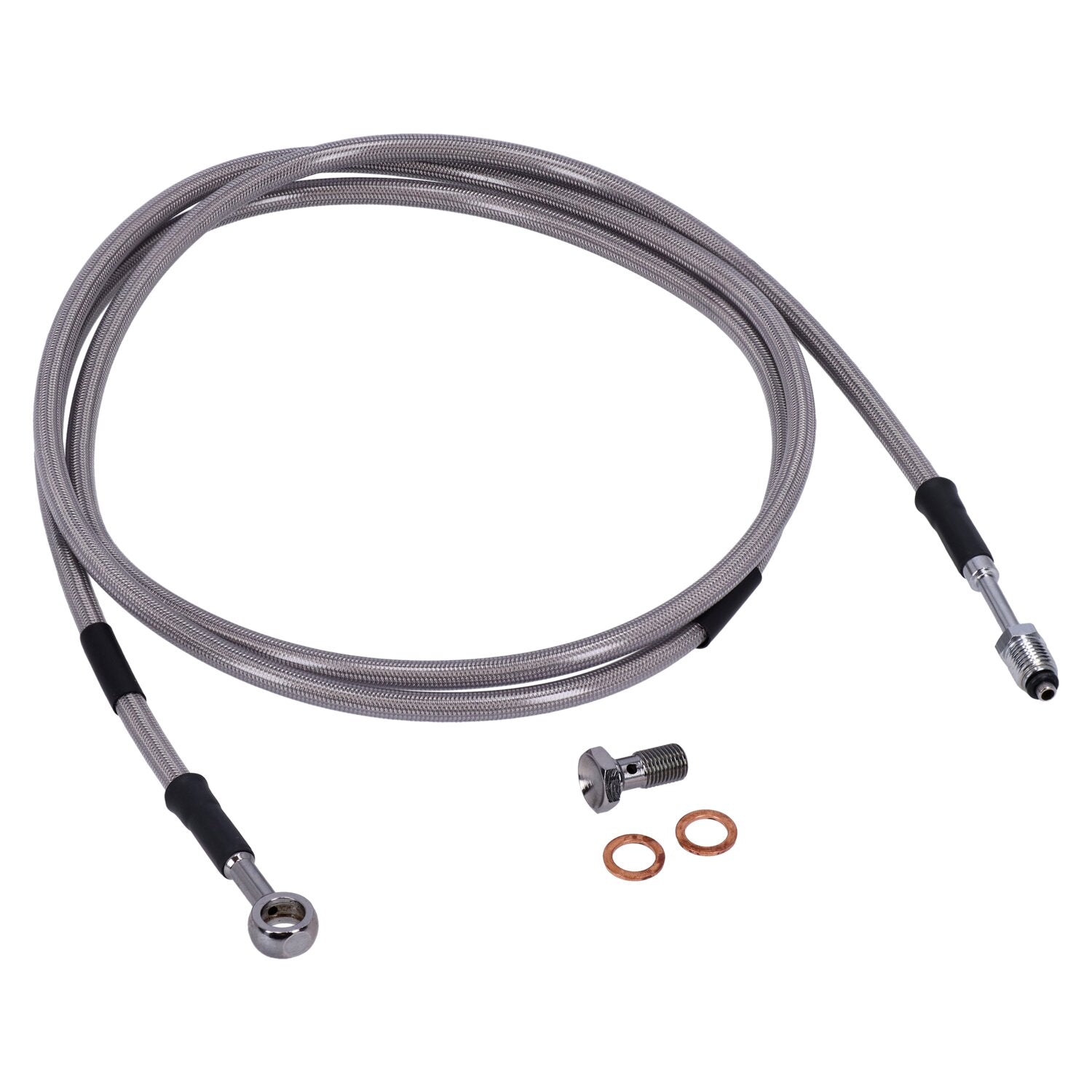 Goodridge hydraulic clutch line kit 73" clear coated