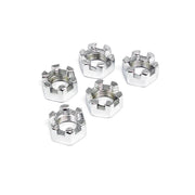 Gardner-Westcott Chrome castle nut 5/8 inch-18